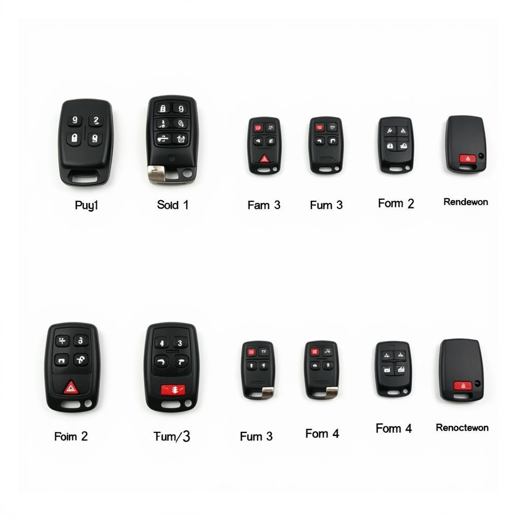 Different 2007 Suzuki Grand Vitara Key Fob Types