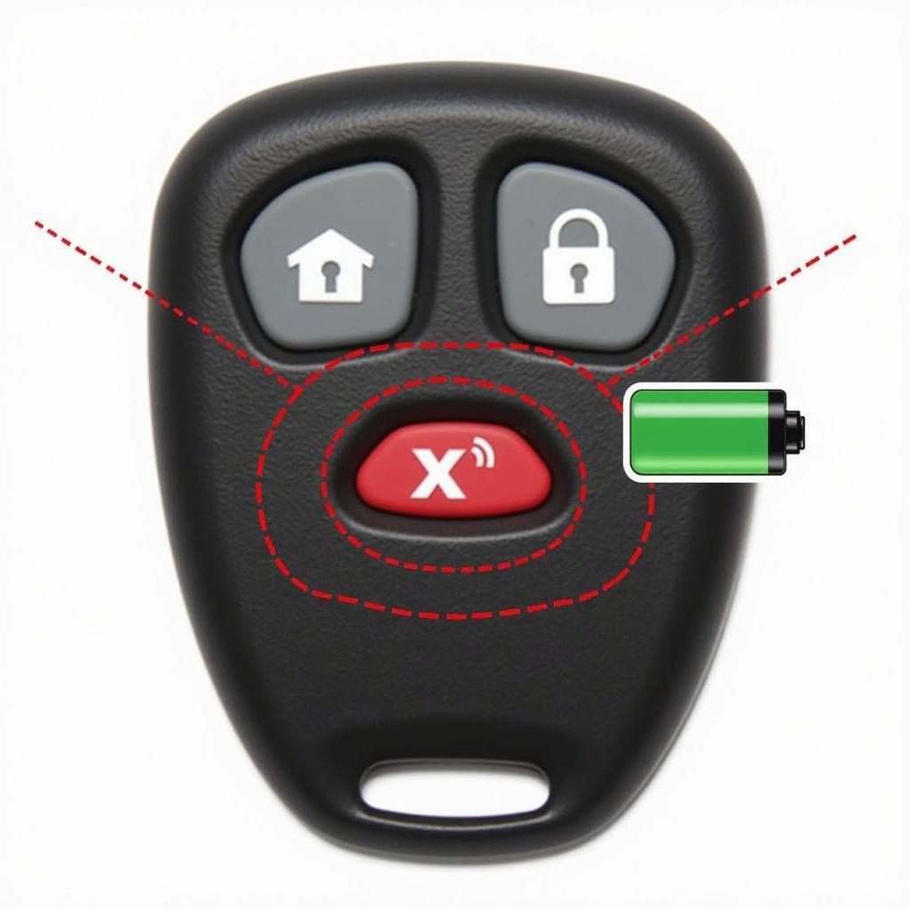 2007 Tahoe key fob experiencing reduced range due to low battery