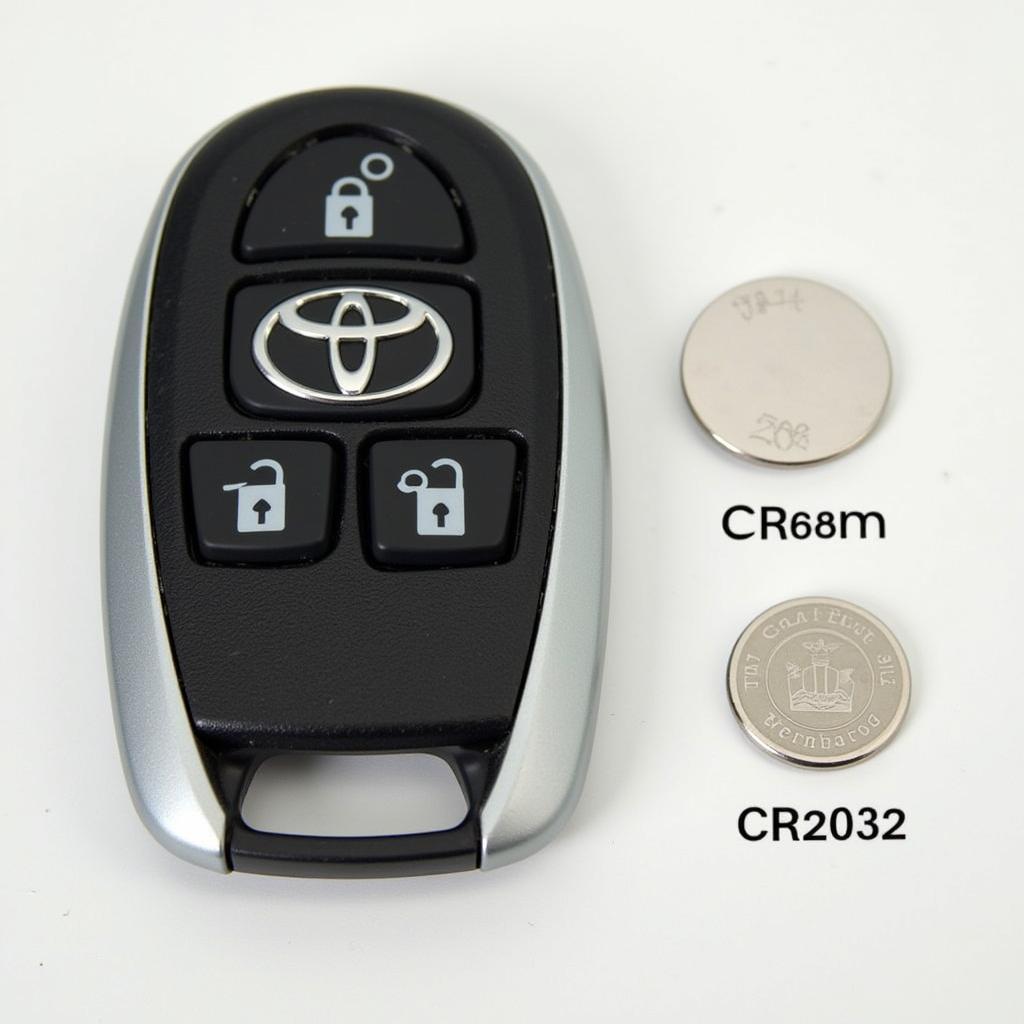 2007 Toyota Camry Hybrid Key Fob Battery CR2032 Identification