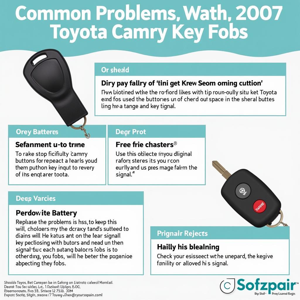 Troubleshooting Common 2007 Toyota Camry Key Fob Issues