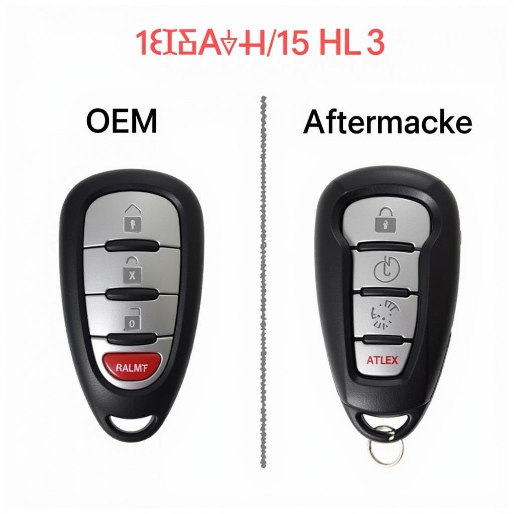 2007 Toyota Matrix Key Fob Replacement Options