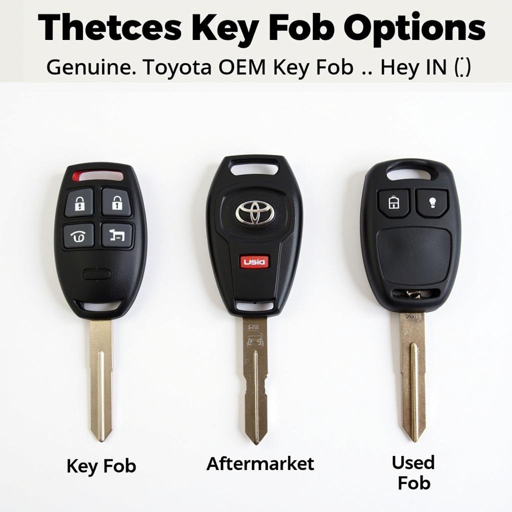 2007 Toyota RAV4 Key Fob Options: OEM, Aftermarket, and Used