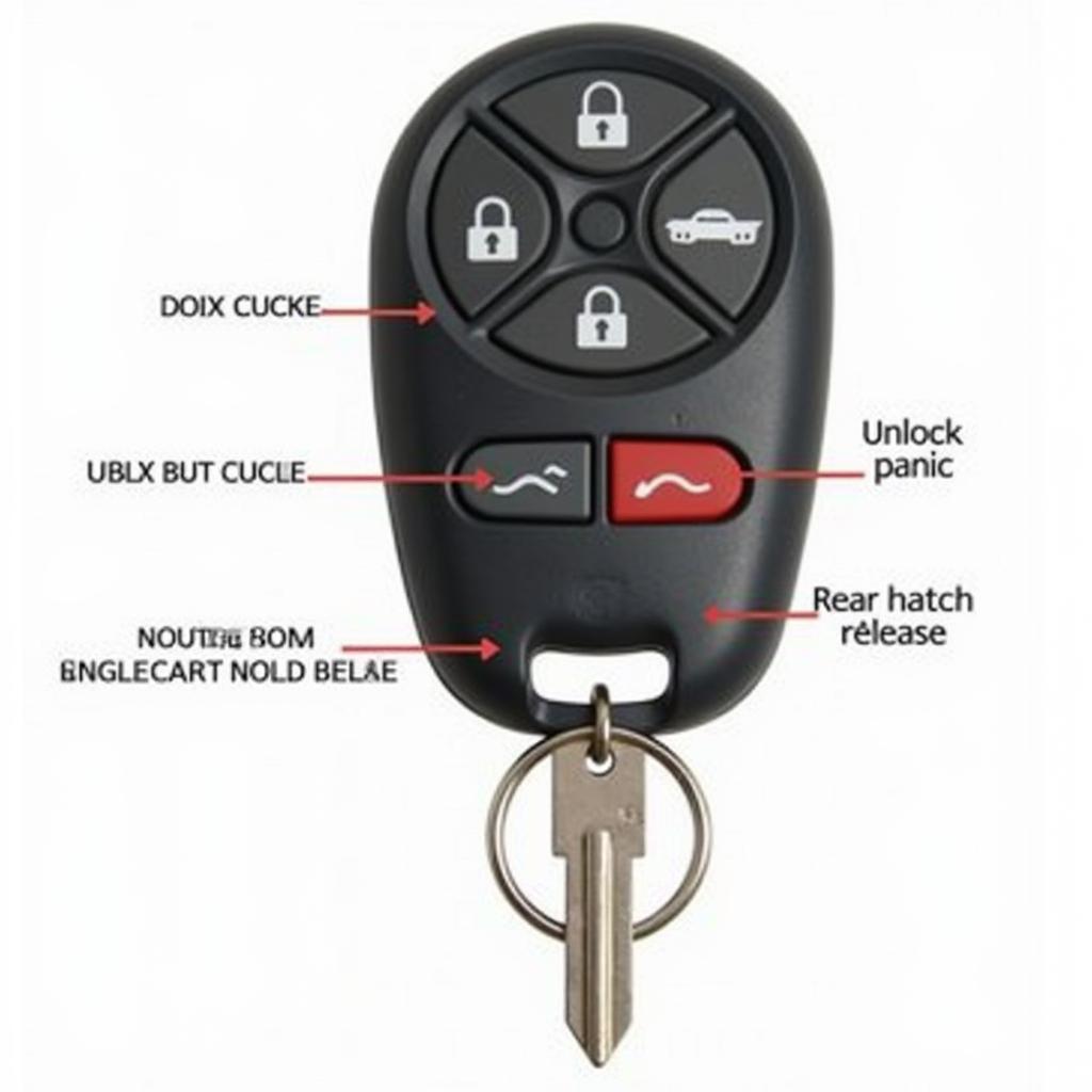 2007 Toyota Sequoia Key Fob Functions