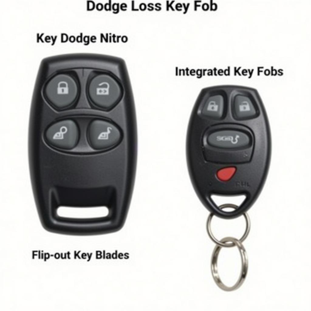 2008 Dodge Nitro Key Fob Types: Basic and Integrated Key