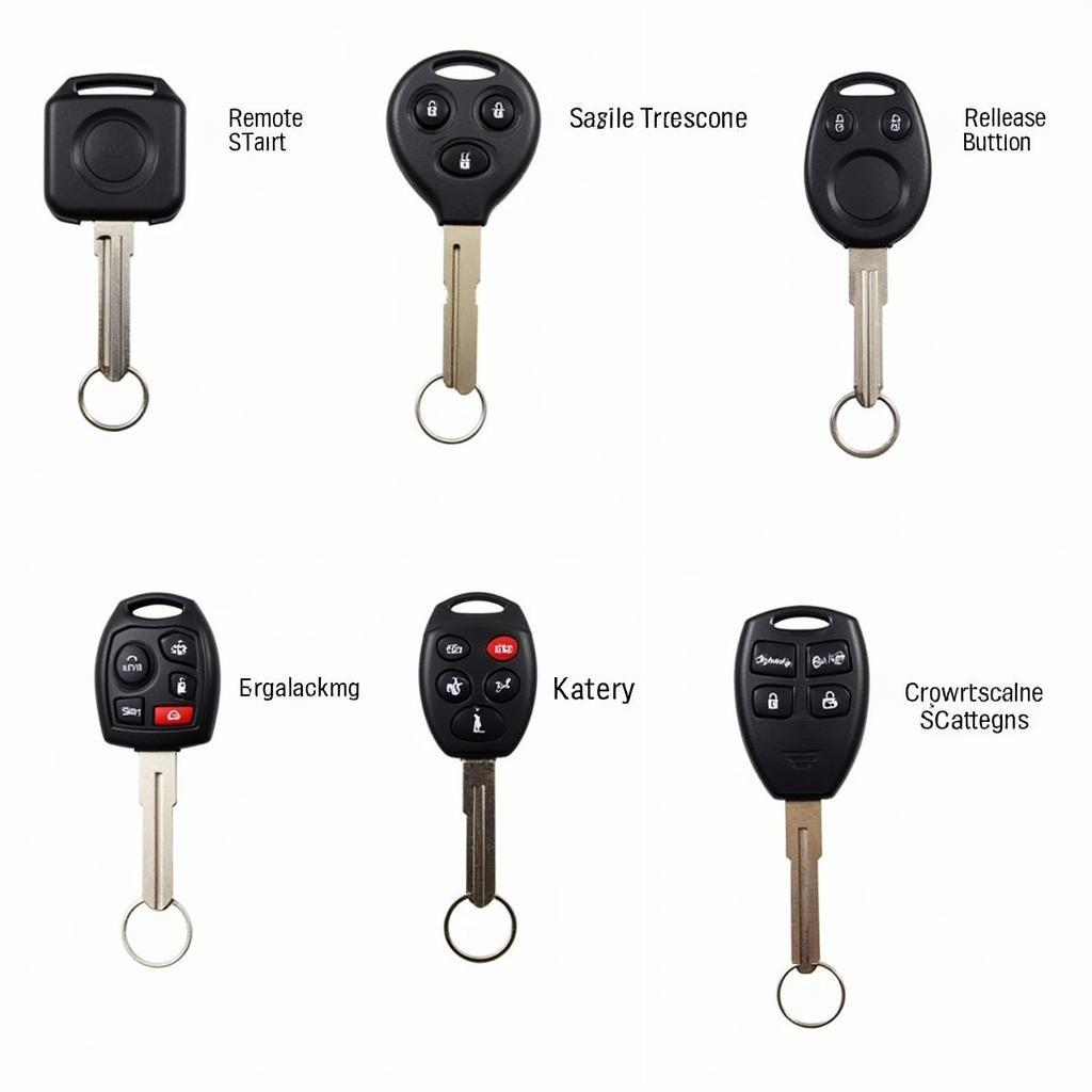 Different 2008 Ford Escape Key Fob Types