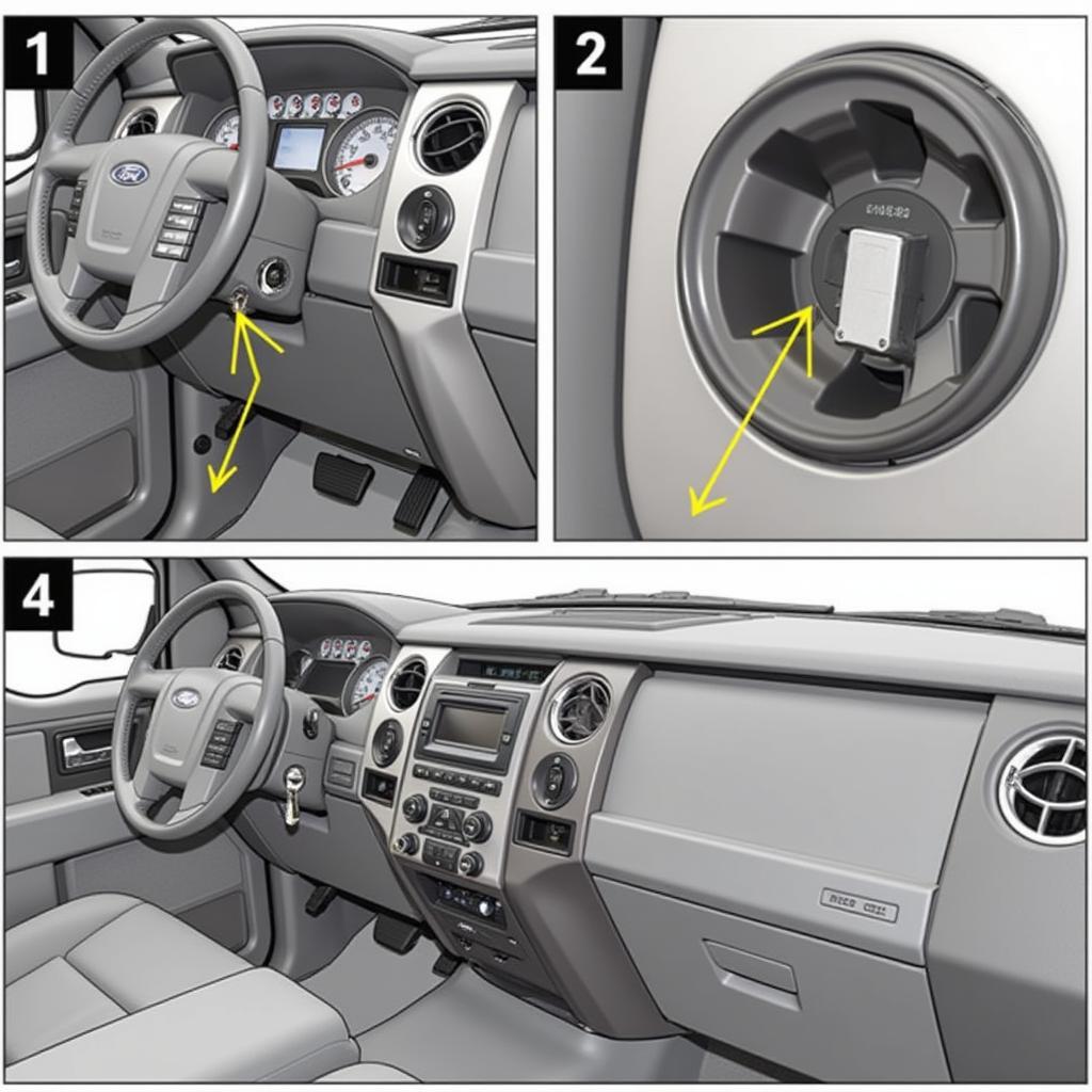 Locating the Receiver Module in a 2008 Ford F150