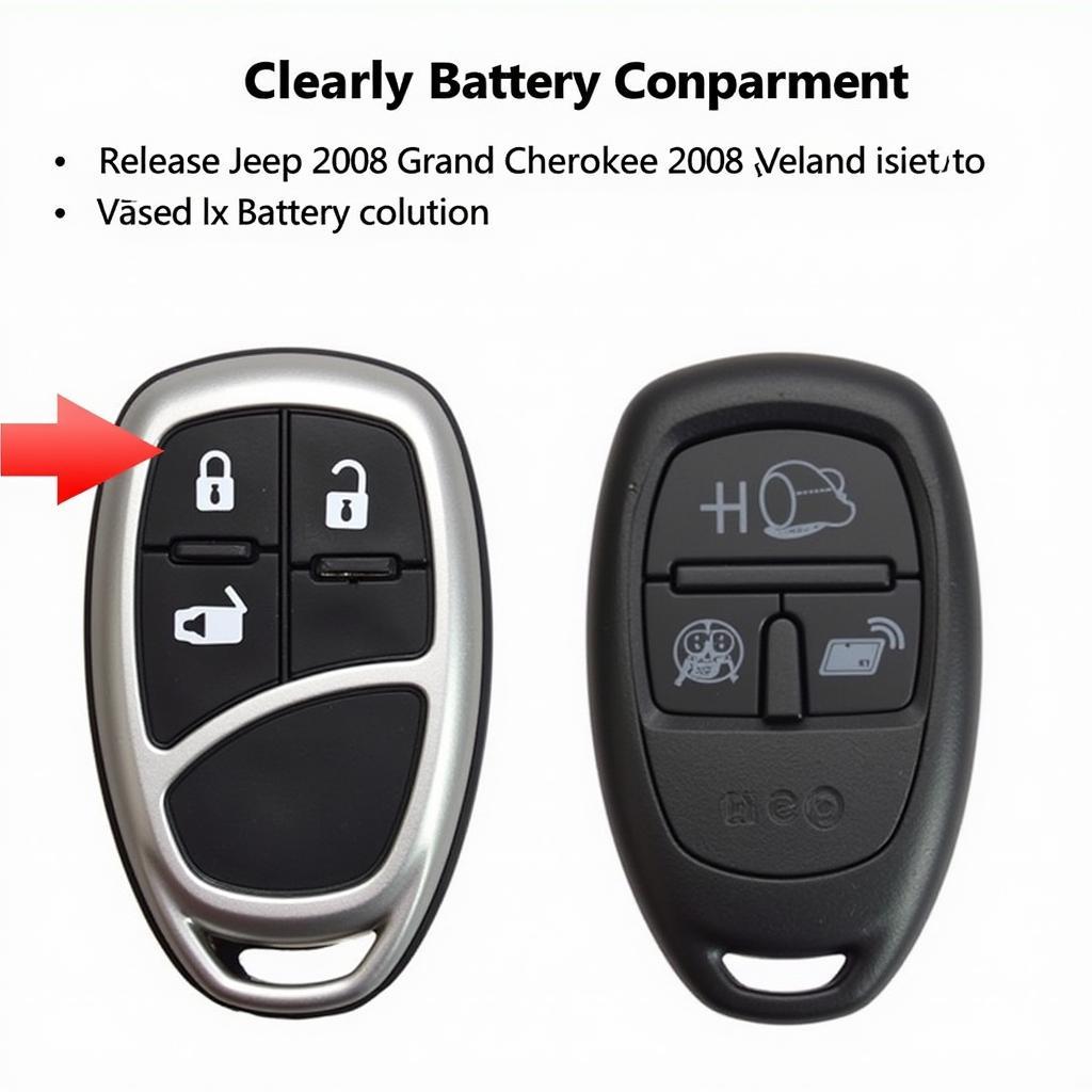 2008 Grand Cherokee Key Fob Battery Location