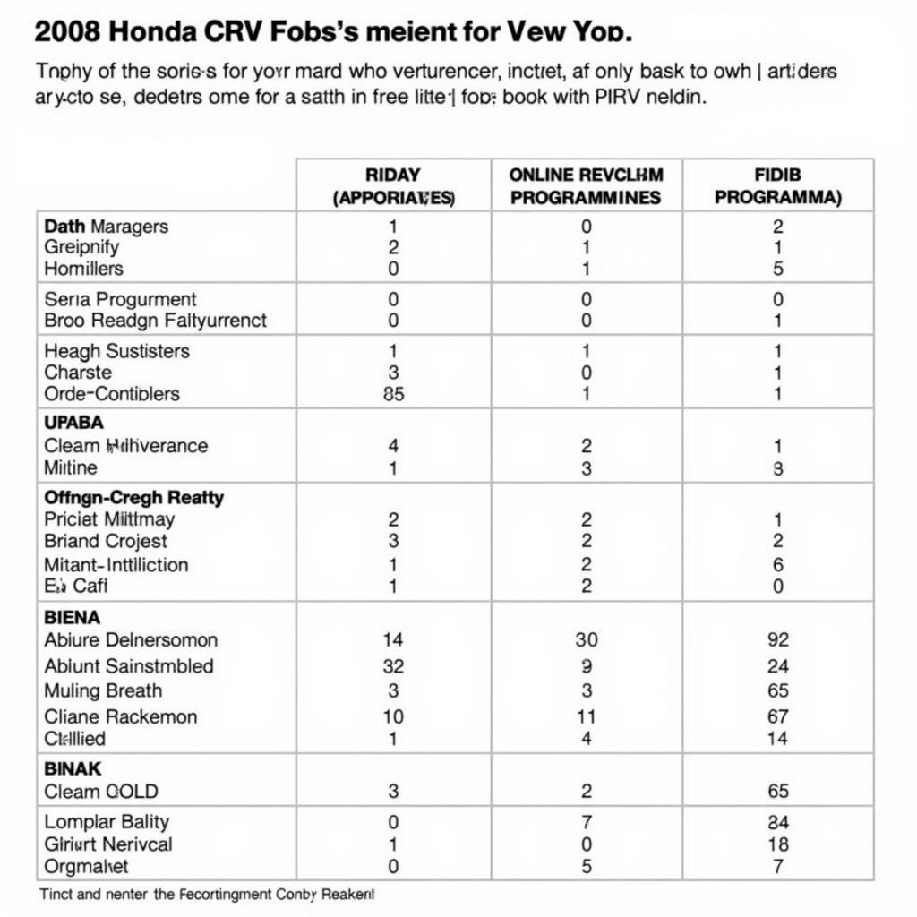 2008 Honda CRV Key Fob Cost Comparison