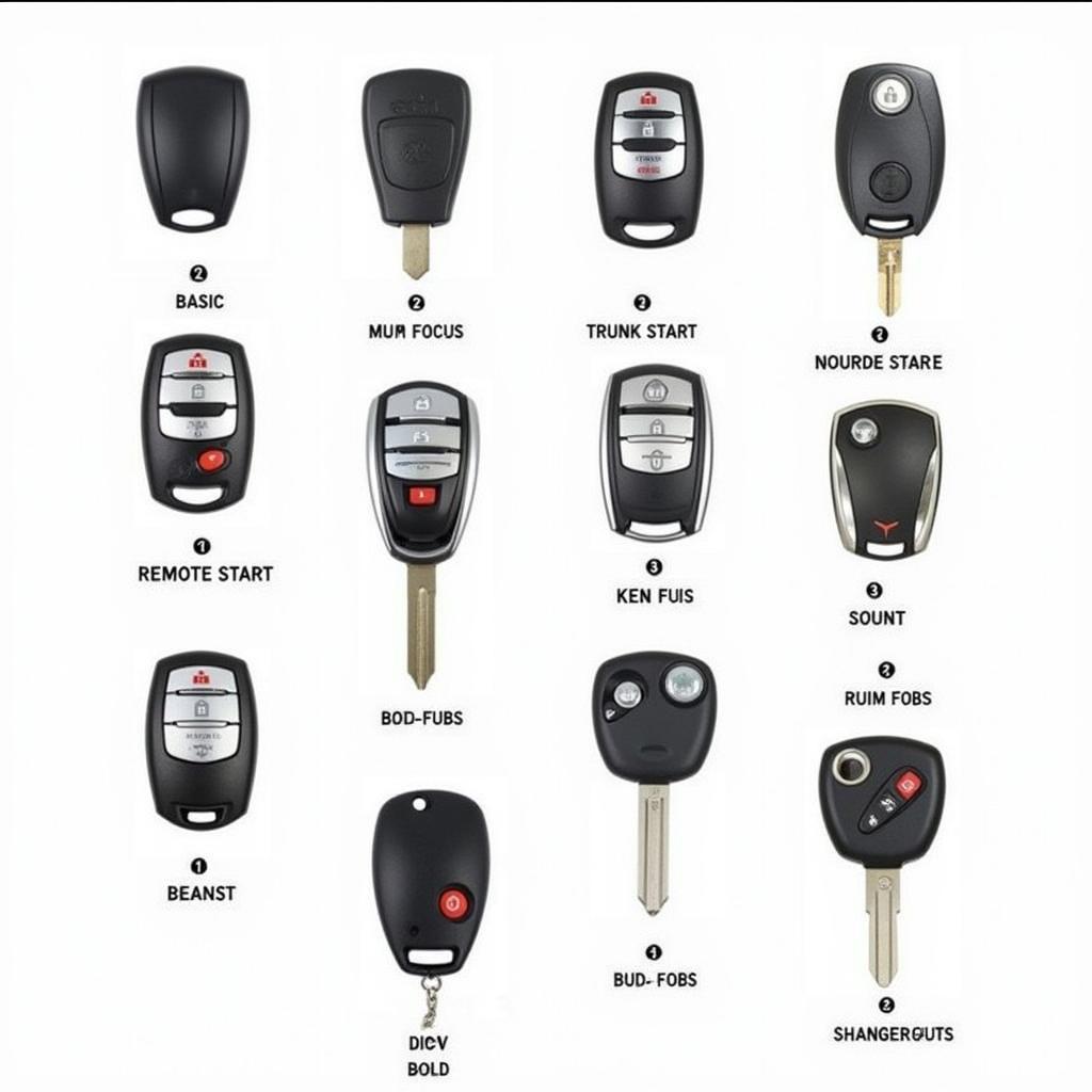 Different 2008 Jetta Key Fob Types