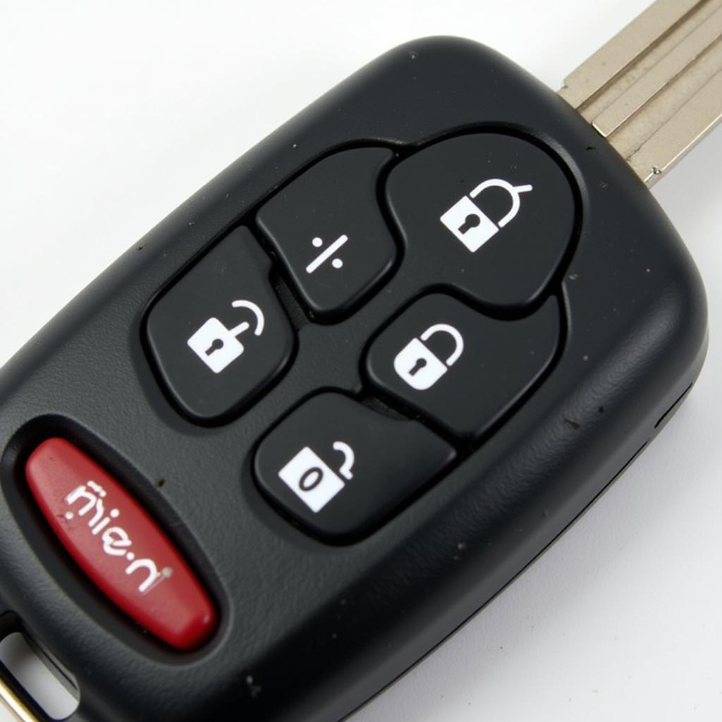 2008 Mazda MX5 Key Fob Buttons