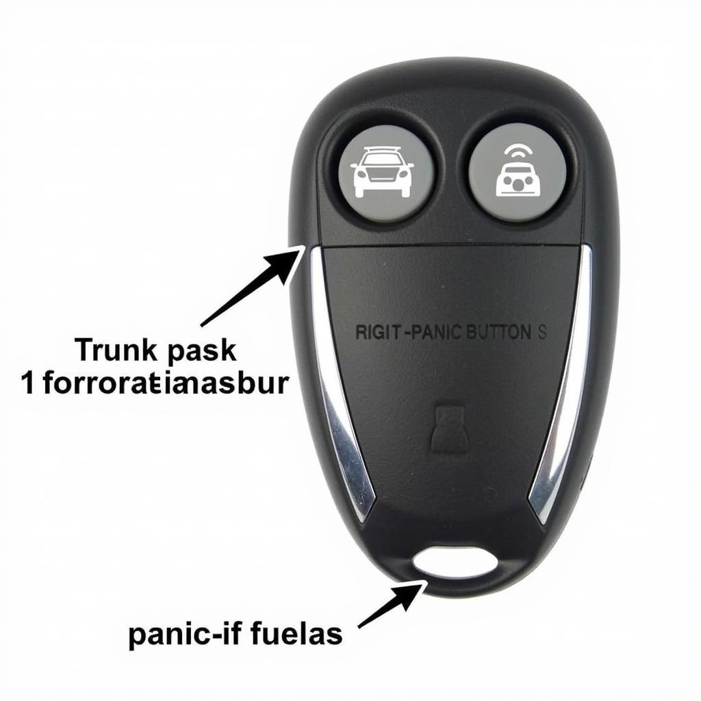 2008 Nissan Altima Key Fob Trunk and Panic Buttons