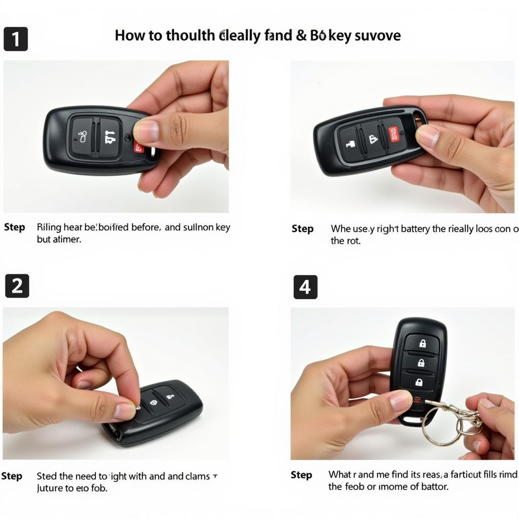 Replacing the Battery in a 2008 Nissan Quest Key Fob