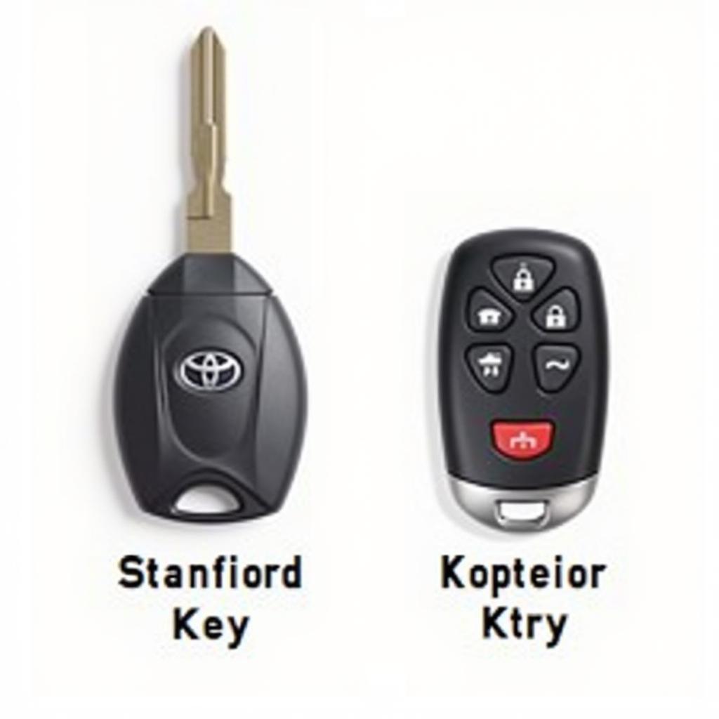 2008 Prius Key Fob Types: Standard and Smart Key