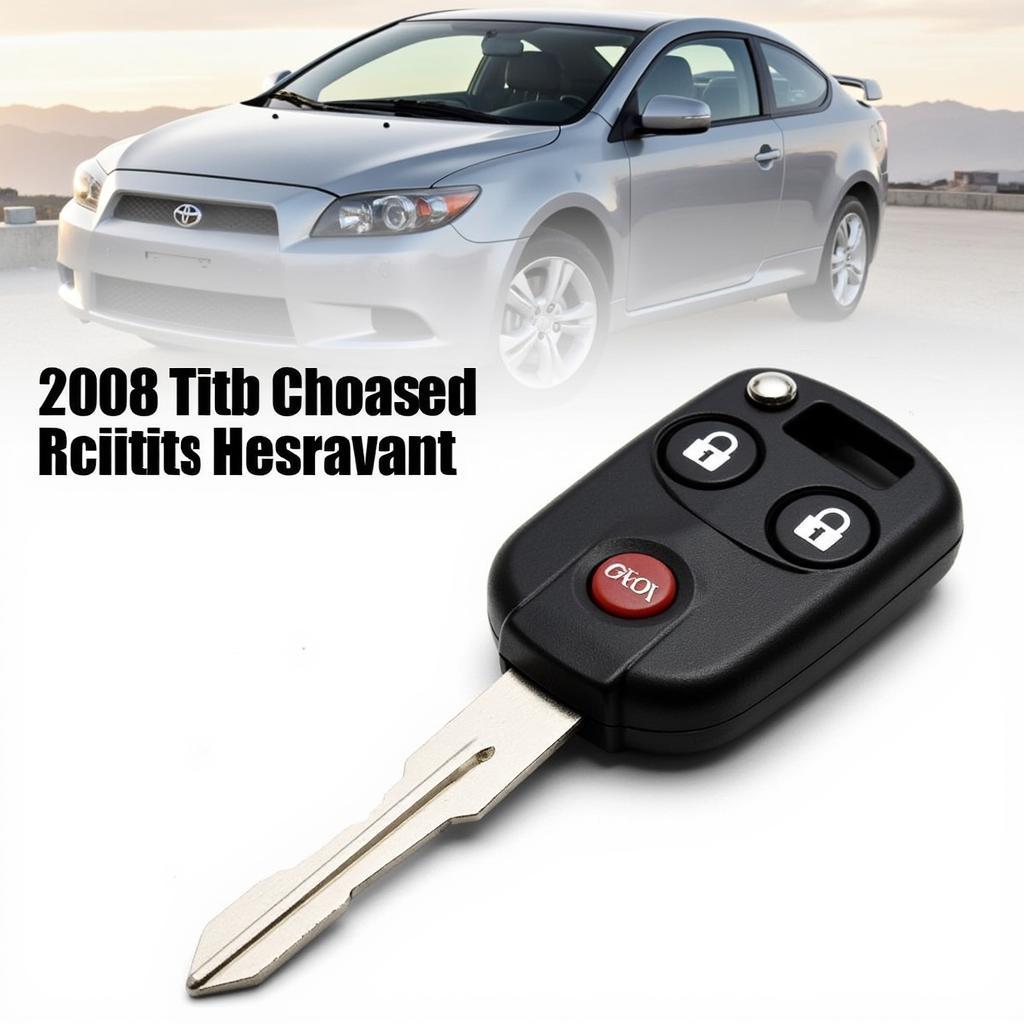 2008 Scion tC Key Fob Programming