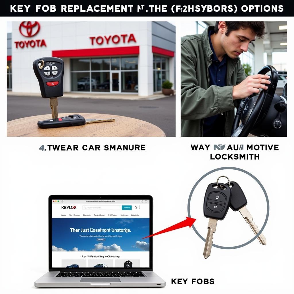 2008 Toyota Prius Key Fob Replacement Options: Dealership, Locksmith, and Online Retailer