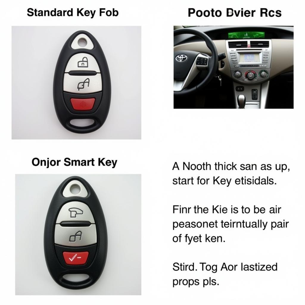 2008 Toyota Prius Key Fob Types: Standard vs. Smart Key