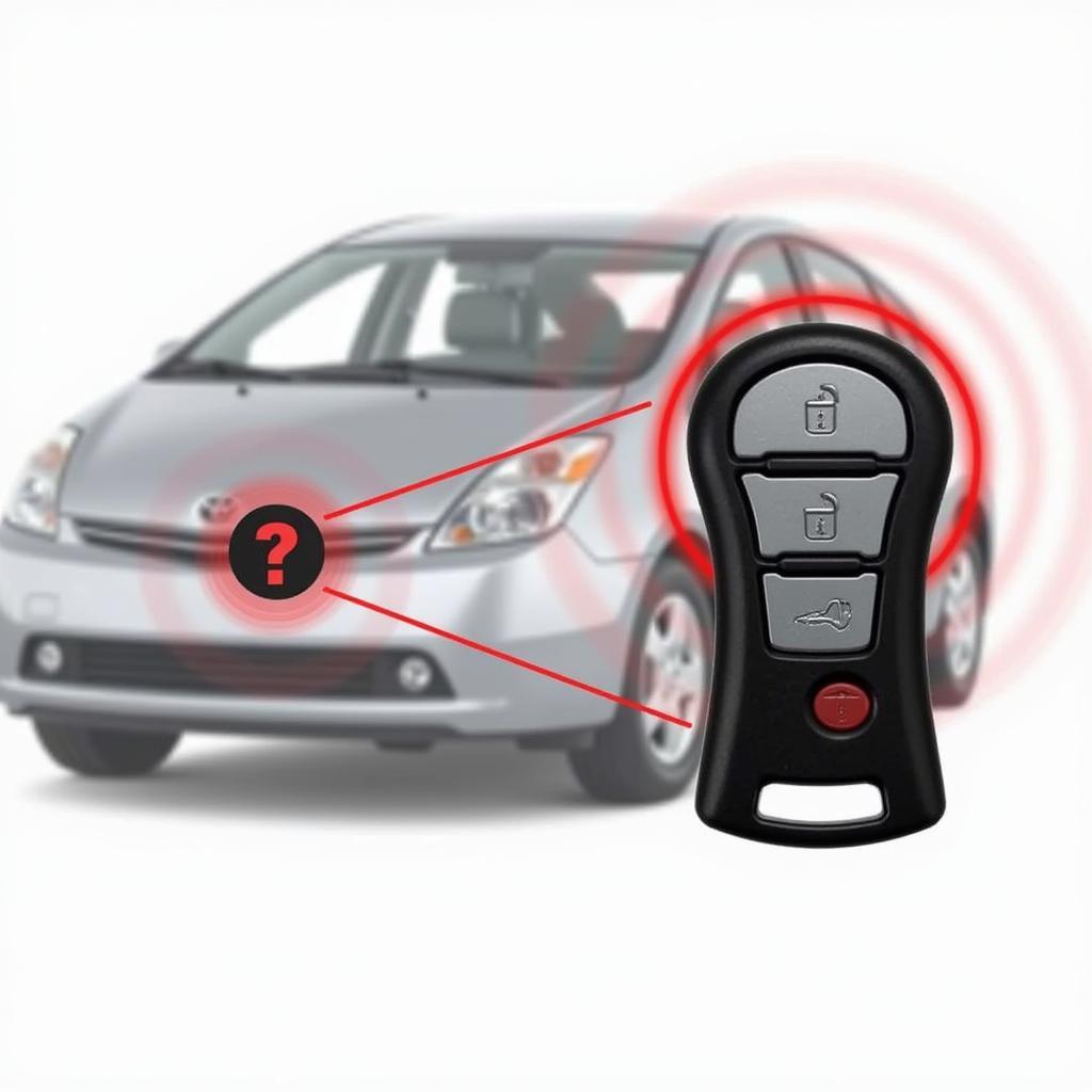 2008 Toyota Prius Key Fob Showing Weak Signal Range