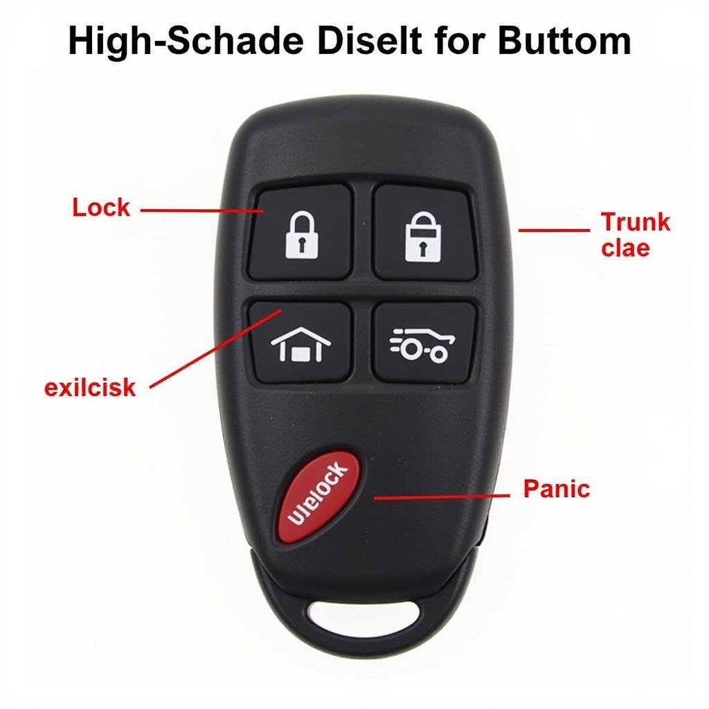 2008 VW GTI Key Fob Functions: Lock, Unlock, Panic, and Trunk Release