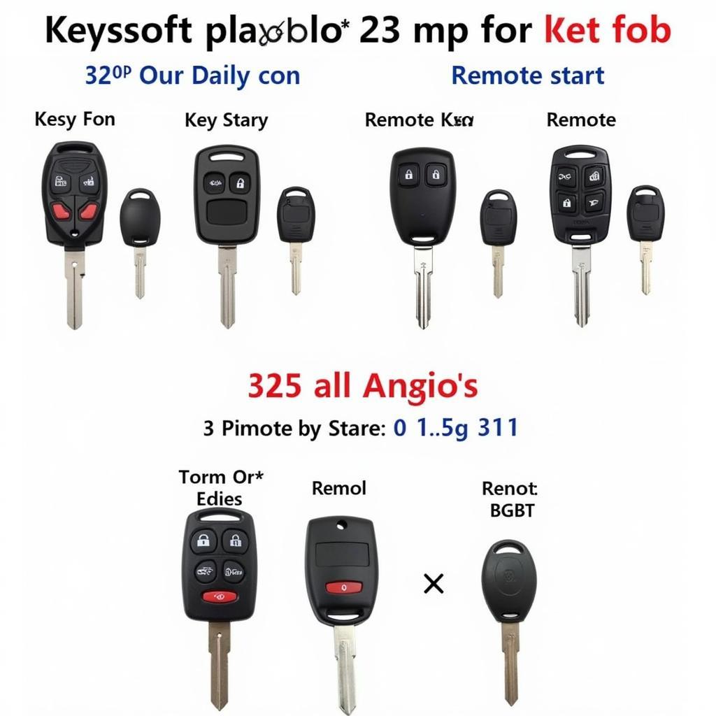 Different 2009 Ford Econoline Key Fob Types