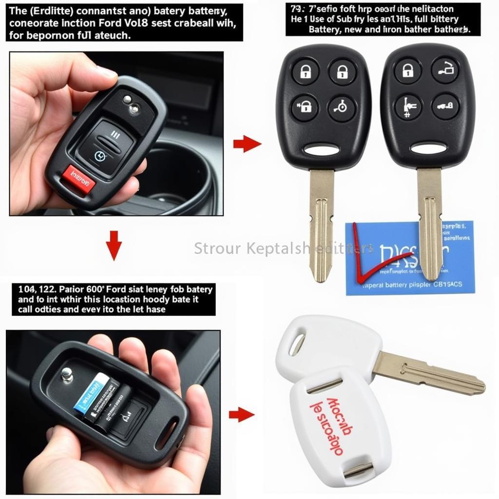 Replacing the key fob battery in a 2009 Ford F150