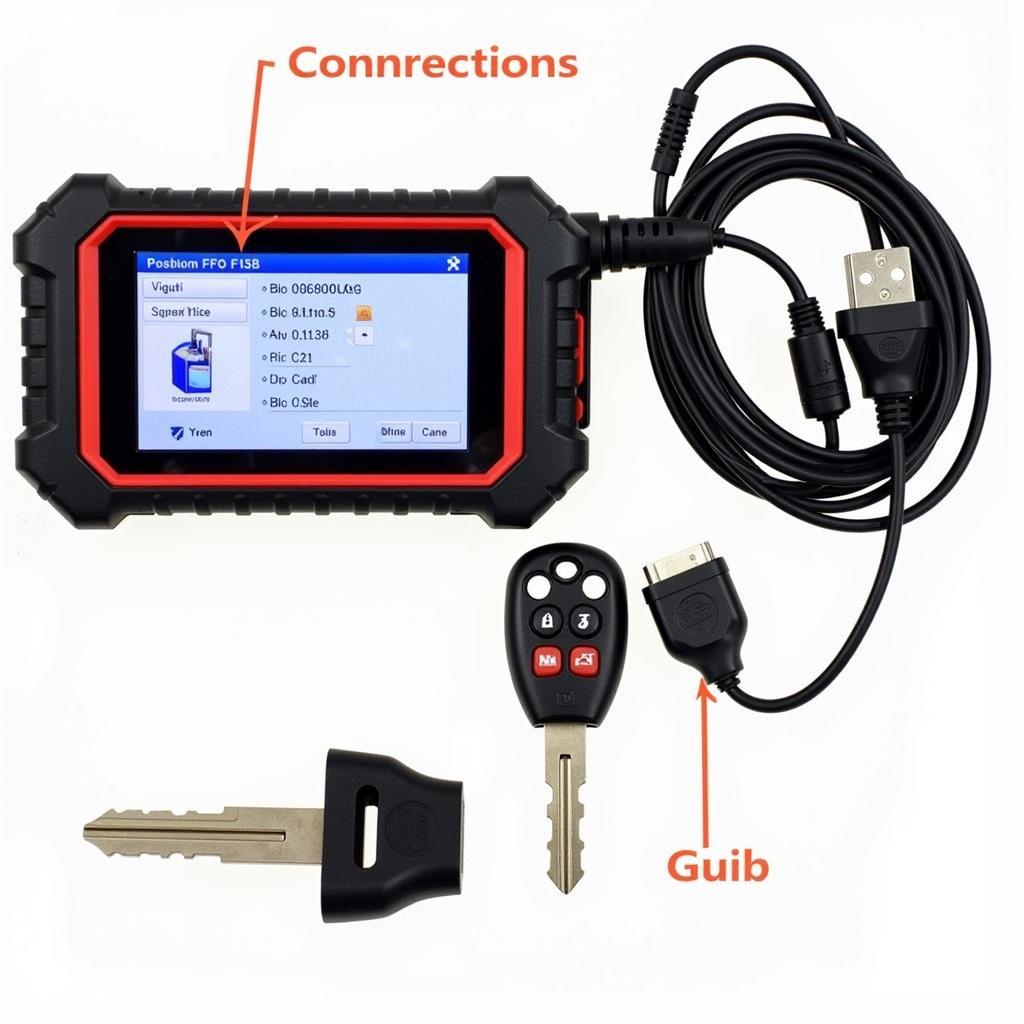 Diagnosing a 2009 Ford F150 key fob problem with a diagnostic tool