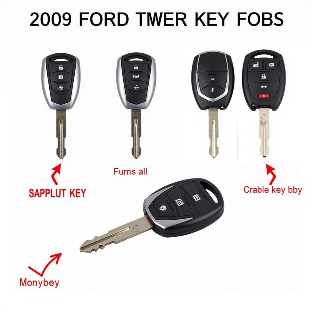 2009 Ford Flex Key Fob Types - Standard, Intelligent Access, and Replacement Key Fobs