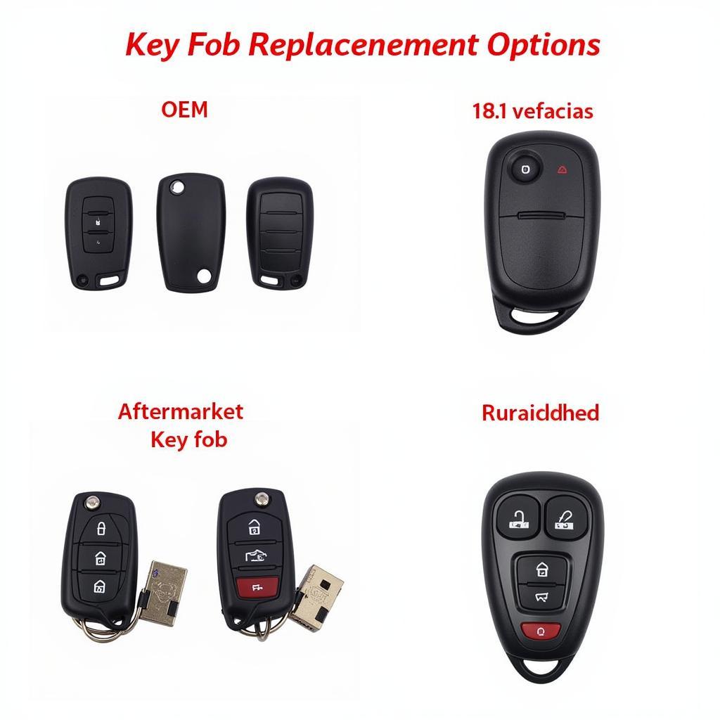 Replacing a 2009 Ford Focus Key Fob - Various Key Fob Options