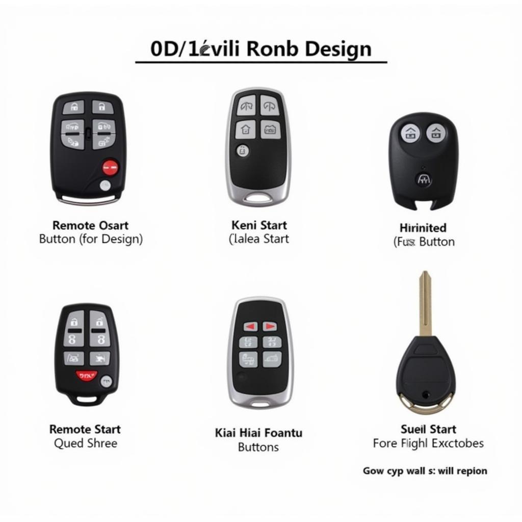 Different 2009 Kia Rondo Key Fob Types