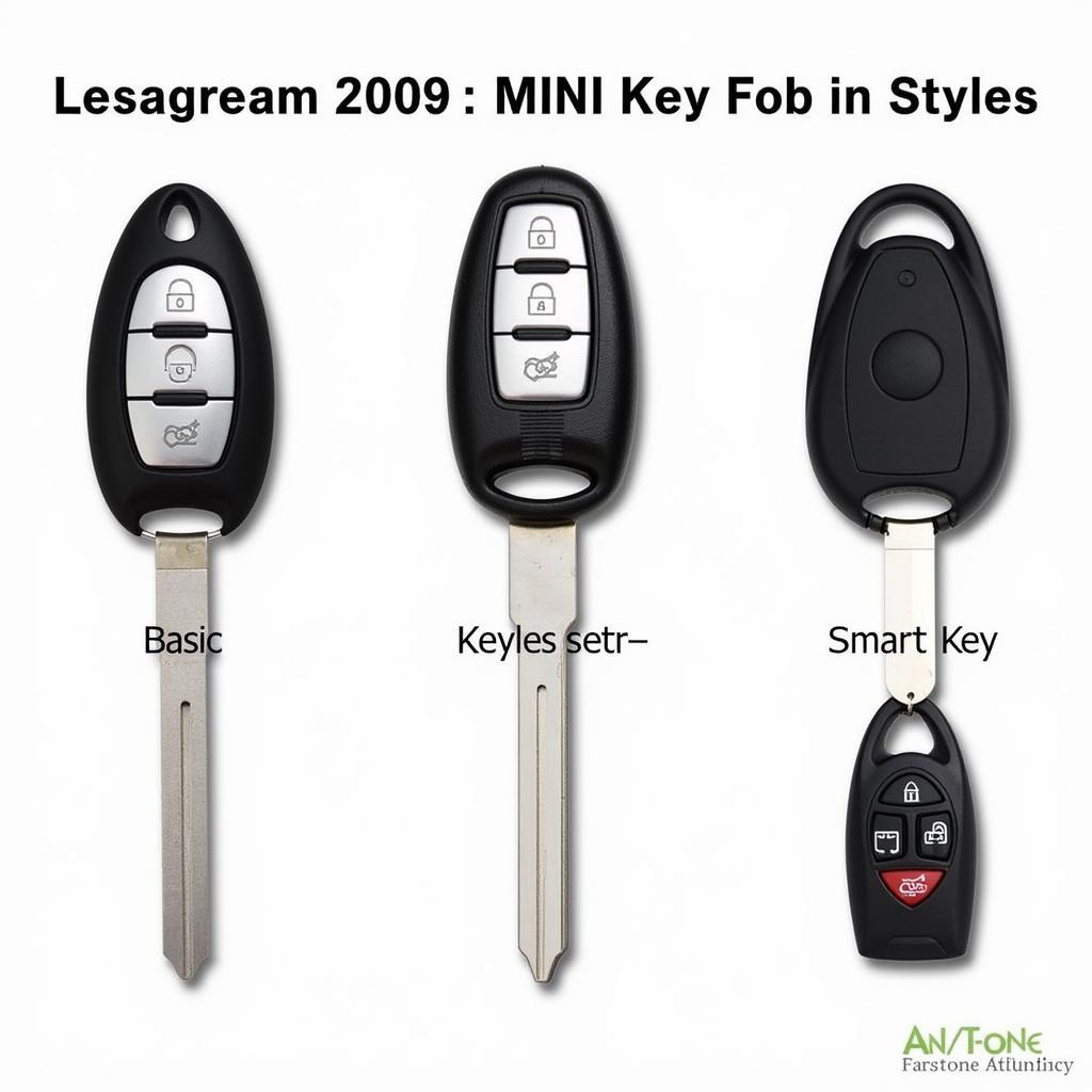 Different Types of 2009 Mini Cooper Key Fobs