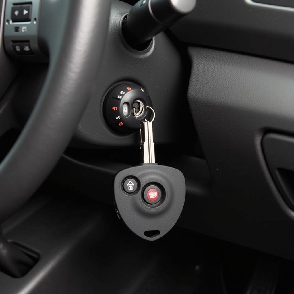 2009 Nissan Cube Key Fob and Ignition