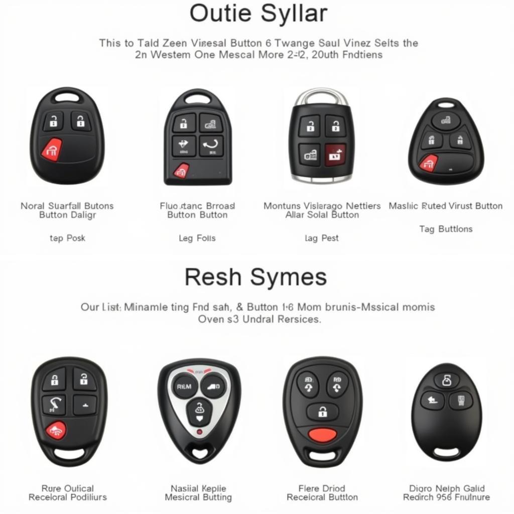 Different Types of 2009 Nissan Rogue Key Fobs