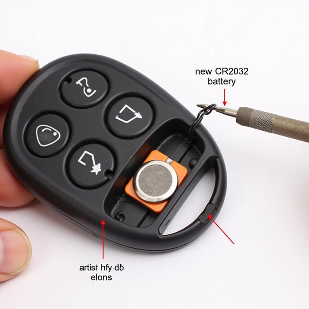 Replacing the 2009 Nissan Sentra Key Fob Battery