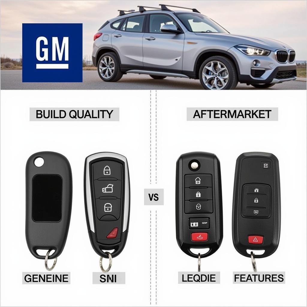 2009 Silverado Key Fob Replacement Options: Genuine GM vs. Aftermarket