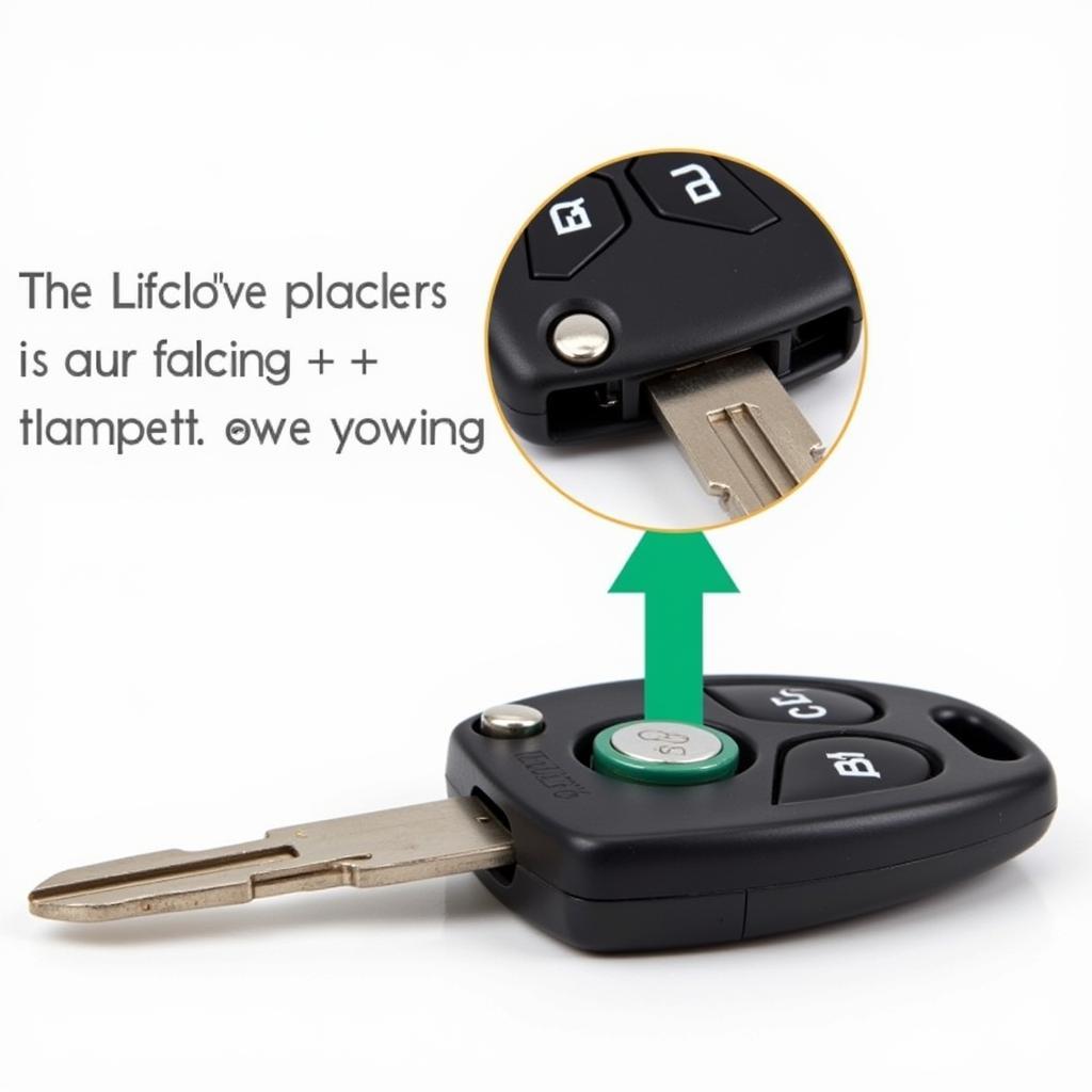 Correct Battery Orientation in 2009 Subaru Impreza Key Fob