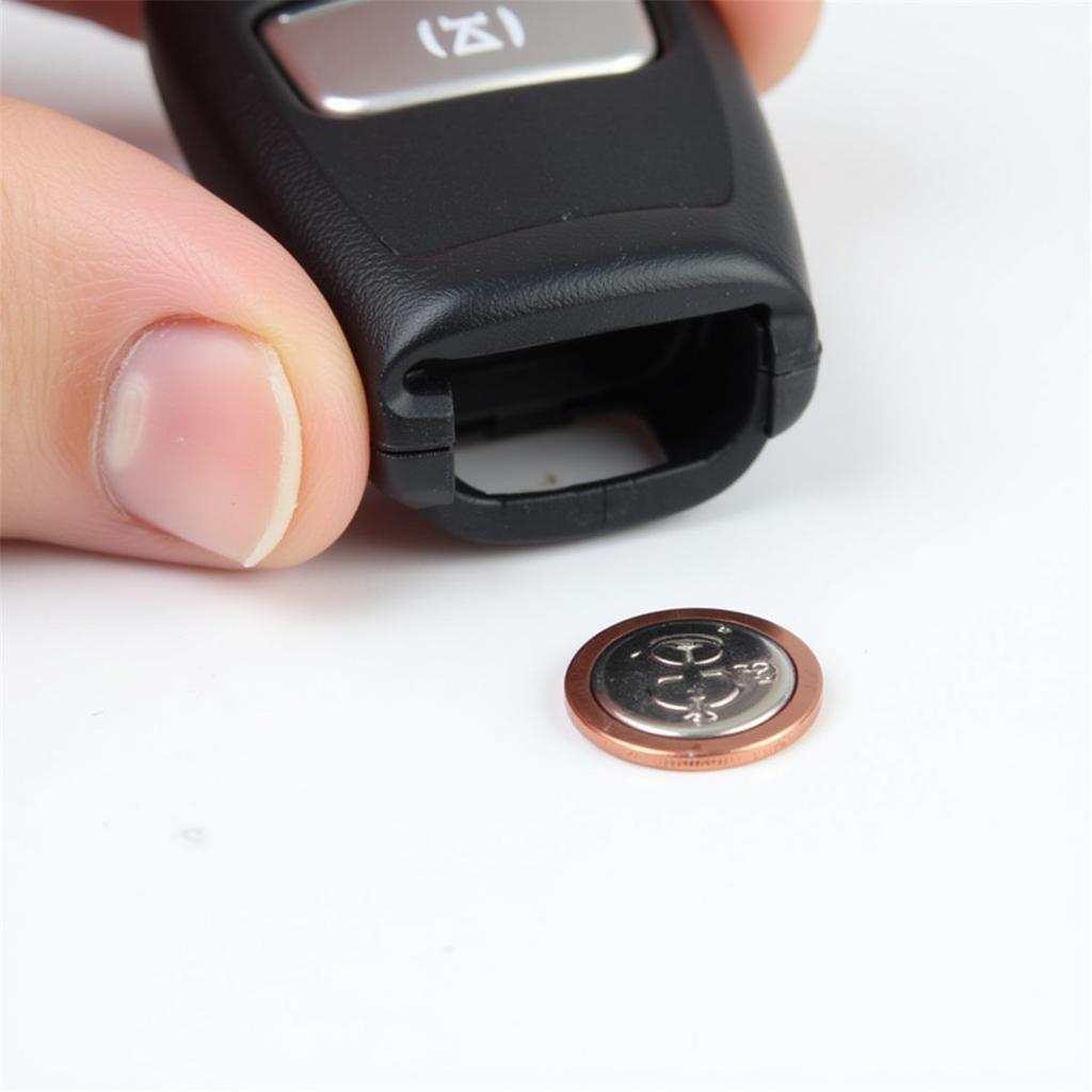 Correct battery type and installation for a 2009 Toyota Camry key fob