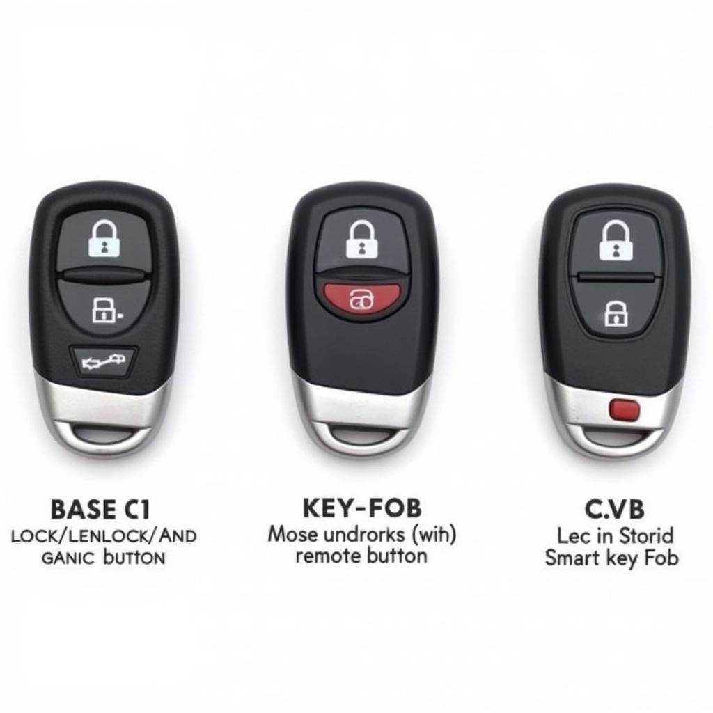 Different 2009 Toyota Corolla Key Fob Types