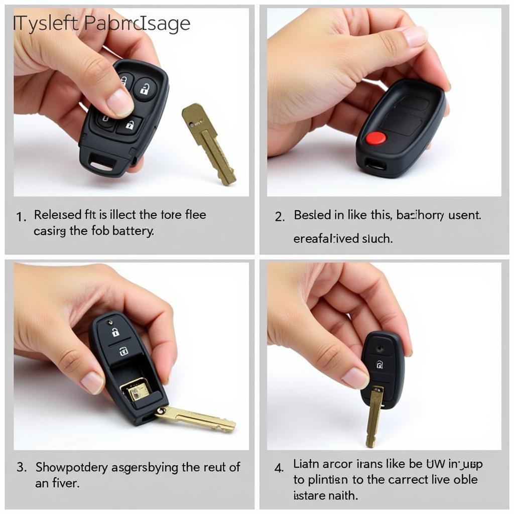 Replacing the Key Fob Battery in a 2009 Toyota Prius