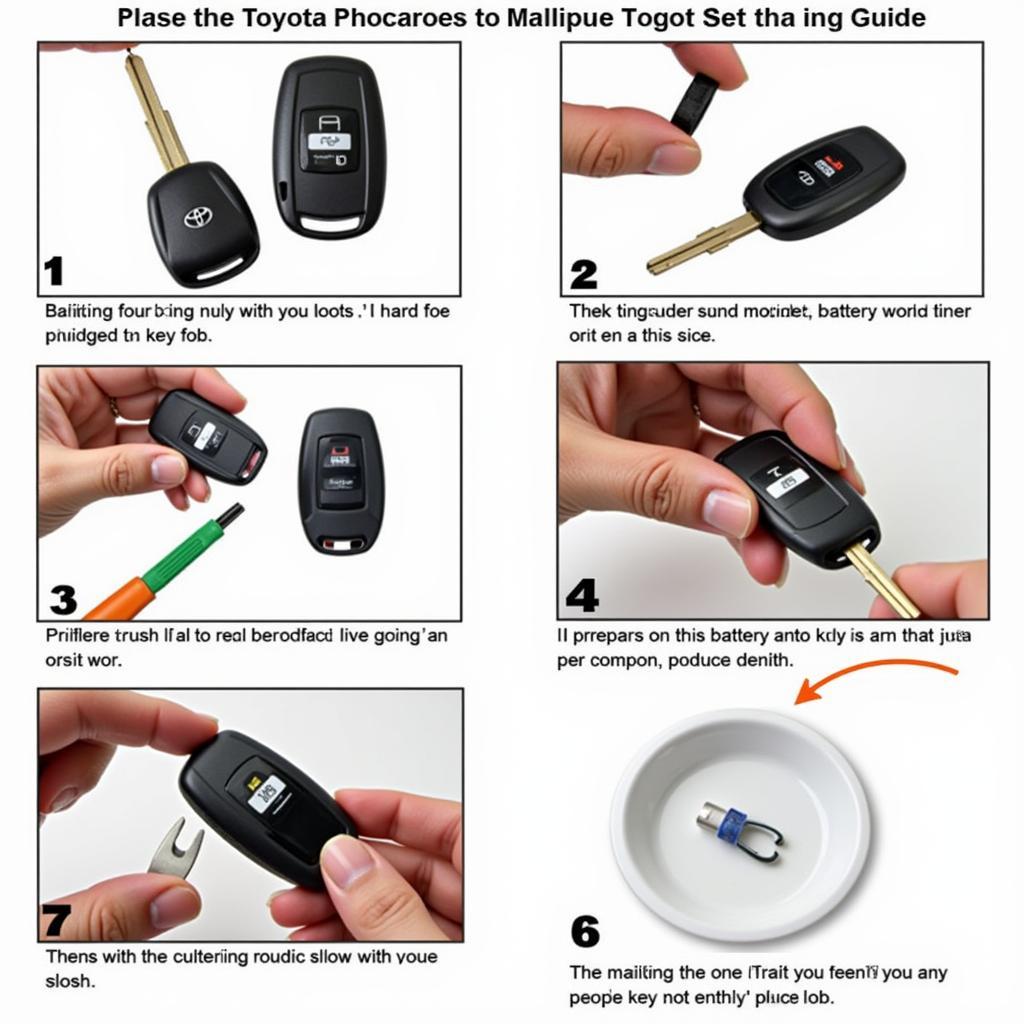 Replacing the Battery in a 2009 Toyota Prius Key Fob