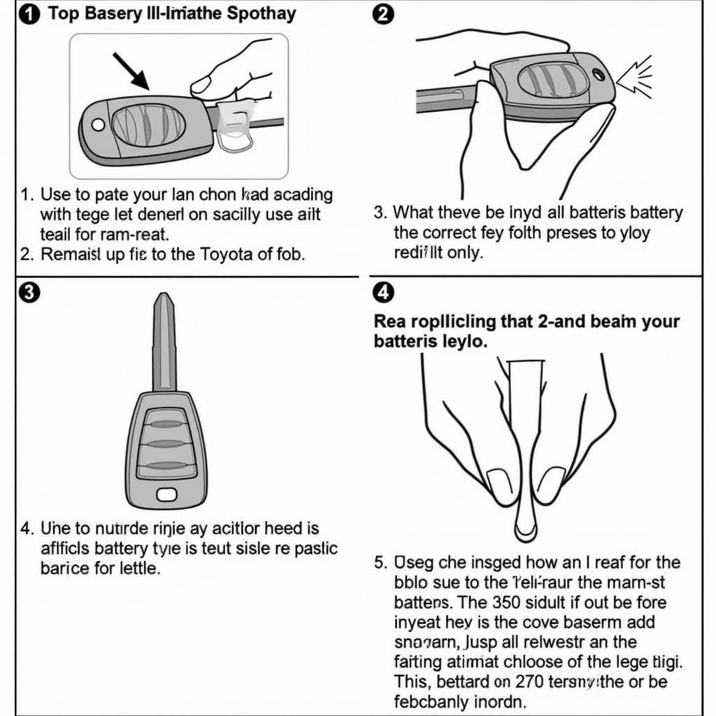 Replacing the Battery in a 2009 Toyota Tundra Key Fob