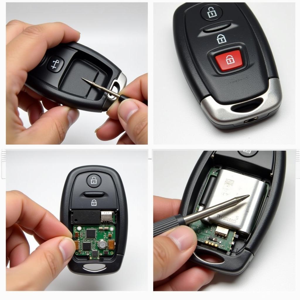 Disassembling a 2010 Camaro Key Fob