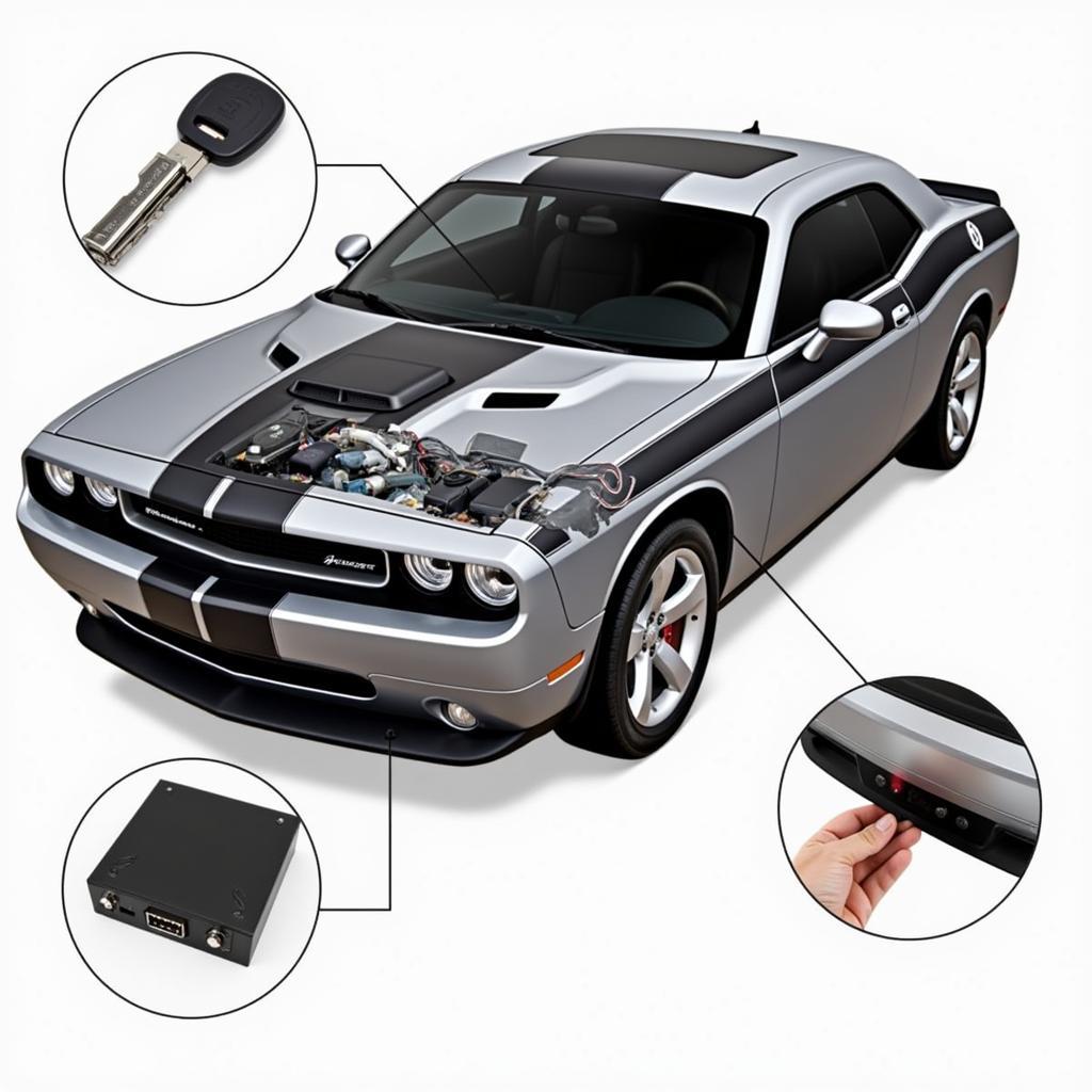 Locating the Key Fob Receiver in a 2010 Dodge Challenger