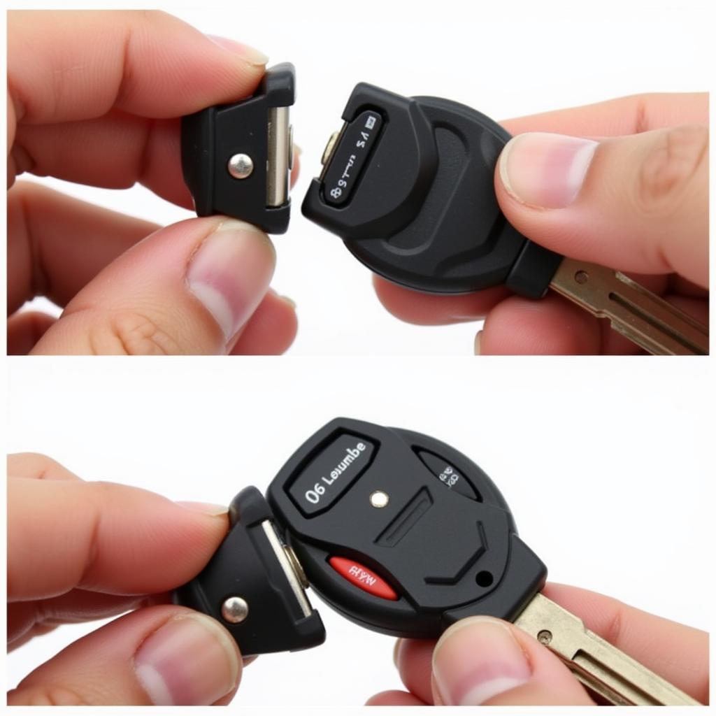 Replacing the battery in a 2010 Chevy Equinox Key Fob