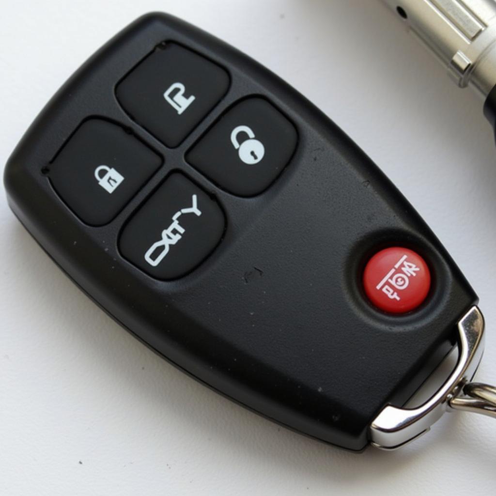 2010 Chevy Equinox Key Fob Lock Button