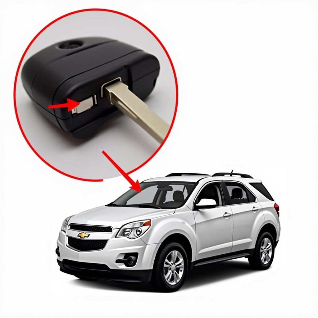 Opening a 2010 Chevy Equinox Key Fob