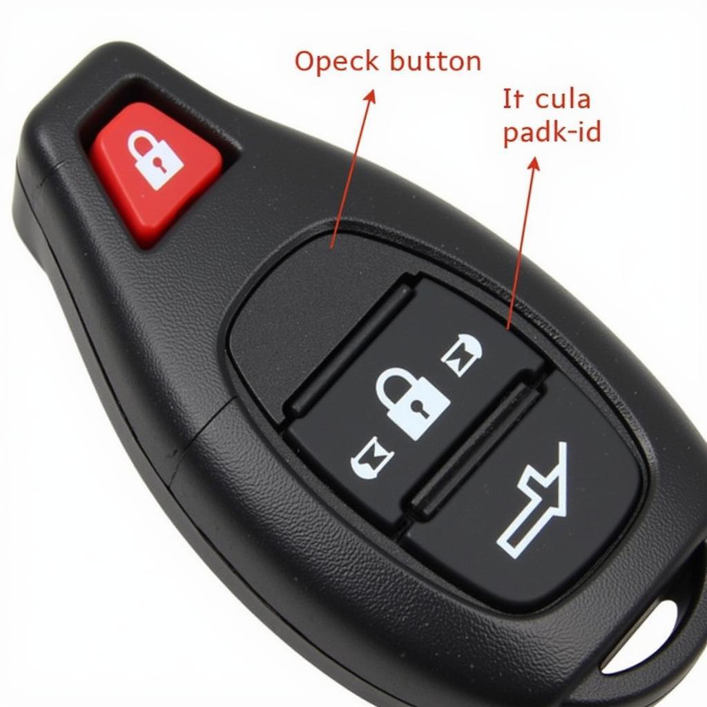 2010 Chevy Equinox Key Fob Unlock Button