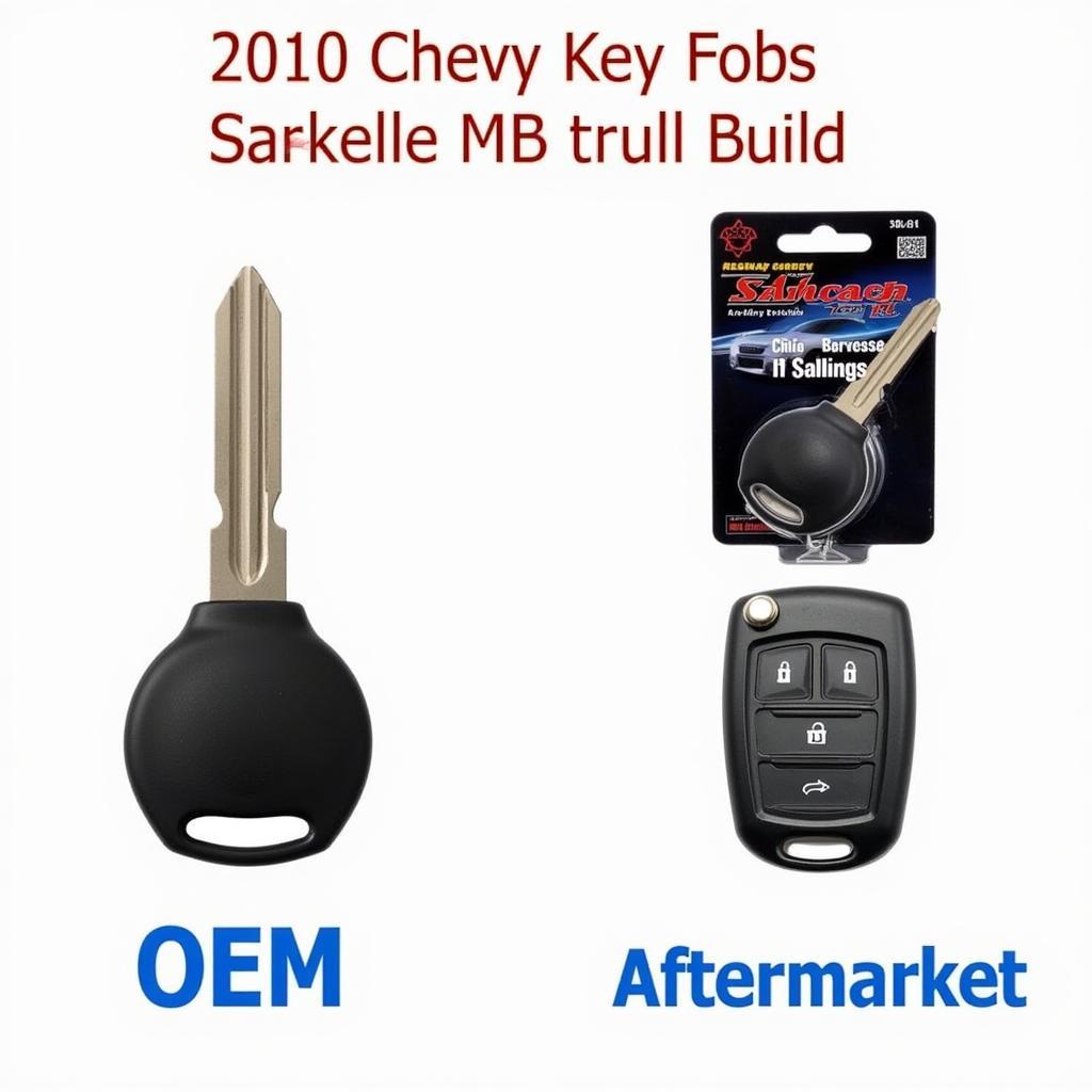 Replacement Options for a 2010 Chevy Key Fob - OEM, Aftermarket