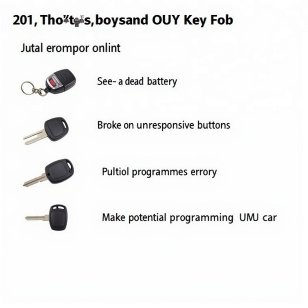 Troubleshooting a 2010 Chevy Key Fob - Dead Battery, Broken Buttons, Programming Errors