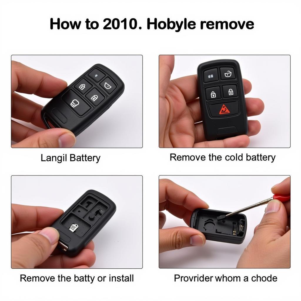 Replacing the Battery in a 2010 Dodge Key Fob