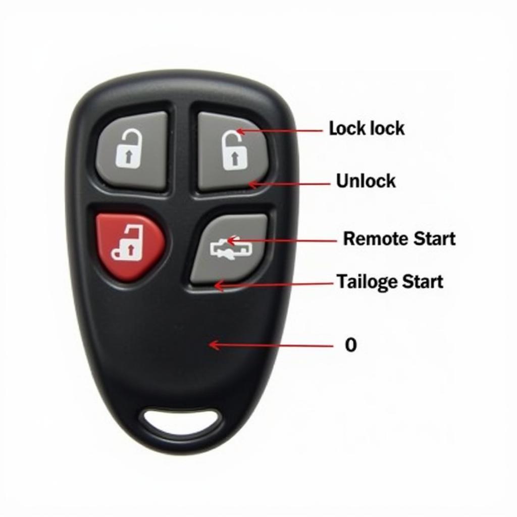 2010 Ford F250 Key Fob Functions: Lock, Unlock, Panic, Remote Start