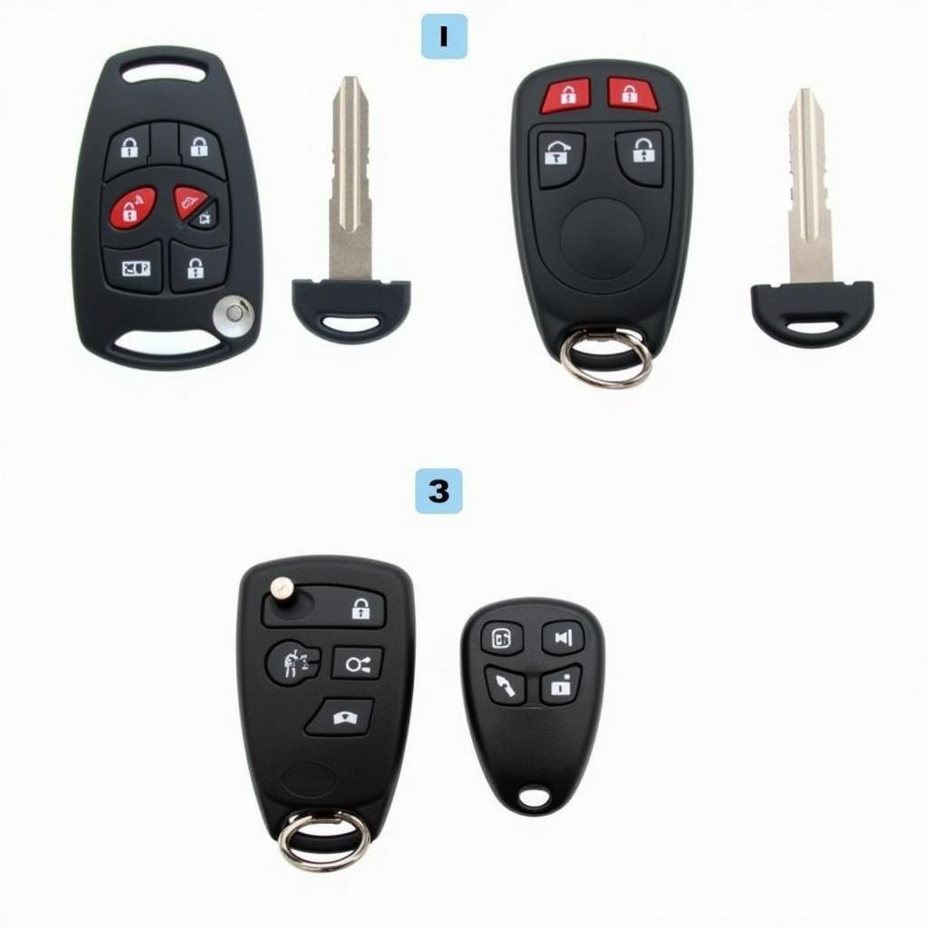 2010 Ford Fiesta Key Fob Types: Flip Key Integrated Fob and Separate Fob and Key